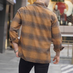 Flannel Shirt // Style 1 // Camel (Small)