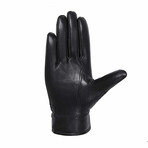 Timon Leather Touch Screen Gloves // Black (M)