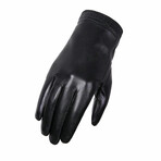 Curio Leather Touch Screen Gloves // Winter Lined // Black (M)