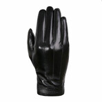 Lincoln Leather Touch Screen Gloves // Winter Lined // Black (L)