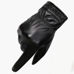 Lucius Leather Touch Screen Gloves // Black (L)