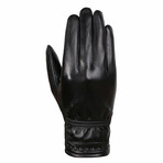Lucius Leather Touch Screen Gloves // Black (M)