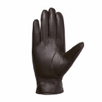 Ben Leather Touch Screen Gloves // Chocolate (XL)