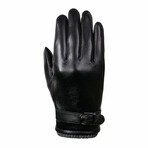 Alexander Leather Touch Screen Gloves // Black (L)