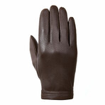Gerard Leather Touch Screen Gloves // Winter Lined // Chocolate (XL)