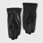 Lucius Leather Touch Screen Gloves // Black (L)