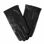 Regan Leather Touch Screen Gloves // Winter Lined // Black (L)