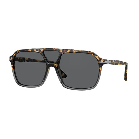 Men's PO3223S 1130B1 Polarized Sunglasses // Brown Tortoise + Transparent Gray