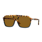 Men's PO3223S 112033 Polarized Sunglasses// Havana + Yellow + Blue