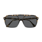 Men's PO3223S 1130B1 Polarized Sunglasses // Brown Tortoise + Transparent Gray