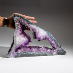Genuine Amethyst Geode Slice // 19 lbs