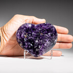 Genuine Amethyst Clustered Heart from Brazil // 352.1 g