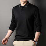 Andrew Long-Sleeved T-Shirt // Black (M)