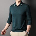Greg Long-Sleeved T-Shirt // Dark Green (S)