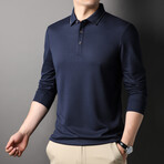 Alex Long-Sleeved T-Shirt // Dark Blue (L)