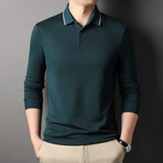 Greg Long-Sleeved T-Shirt // Dark Green (XL)