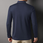 Alex Long-Sleeved T-Shirt // Dark Blue (3XL)