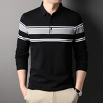 Chase Long-Sleeved T-Shirt // Black (XL)