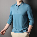 Greg Long-Sleeved T-Shirt // Light Blue (XS)