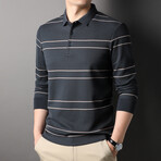 David Long-Sleeved T-Shirt // Dark Gray (XL)