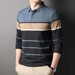 Steven Long-Sleeved T-Shirt // Blue (XS)