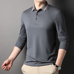 Manny Long-Sleeved T-Shirt // Gray (XS)