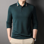 Manny Long-Sleeved T-Shirt // Dark Green (XS)