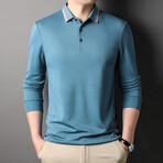 Manny Long-Sleeved T-Shirt // Light Blue (XL)
