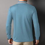 Manny Long-Sleeved T-Shirt // Light Blue (XL)