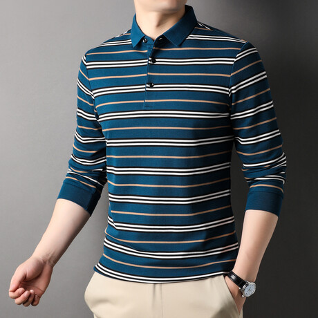Gabe Long-Sleeved T-Shirt // Blue (XS)