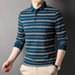 Gabe Long-Sleeved T-Shirt // Blue (S)