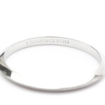 Tiffany & Co. // Platinum Knife Edge Ring // Ring Size: 8.5 // Store Display