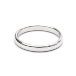 Tiffany & Co. // Platinum Classic Band Ring // Ring Size: 8 // Store Display