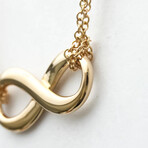 Tiffany & Co. // 18k Rose Gold Infinity Double Chain Necklace // 15.74" // Store Display