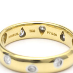 Tiffany & Co. // Platinum + 18k Yellow Gold Dots Diamond Ring // Ring Size: 5.5 // Store Display