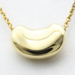 Tiffany & Co. // 18k Yellow Gold Bean Necklace // 16.14" // Pre-Owned
