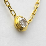 Cartier // 18k Yellow Gold Diamants Légers De Cartier Diamond Necklace // 14.96"-16.14" // Store Display