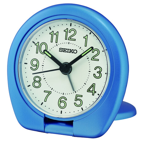 Sakai Travel Alarm Clock // Metallic Blue