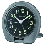 Sakai Travel Alarm Clock // Dark Silver