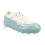 Wax Dip Low Leather Sneakers // White (Euro: 41)