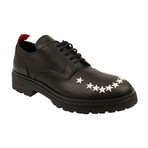 Embroidered Star Oxfords // Black (Euro: 44)