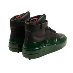 High Top Wax Dip Sneakers // Black (Euro: 44)