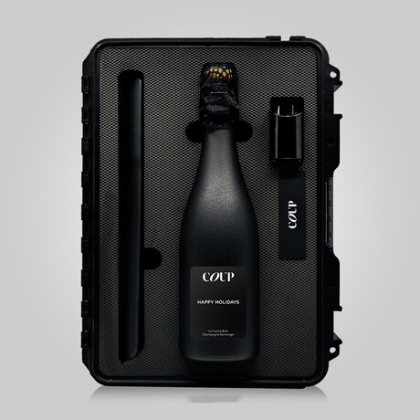 Holiday 2022 Champagne // 750 ml Bottle + Saber + Gift Case (A Party Without Champagne Is Just A Meeting)