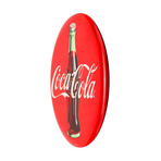 Coca-Cola High-Gloss Metal Button Sign
