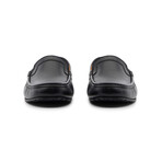 ACCELERATOR® Men's Hybrid Driving Slipper // Black (US Men's Size 7)