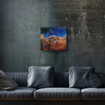 James Webb Space Telescope - “Cosmic Cliffs” in the Carina Nebula - Wall Art (7.2"L x 9.2"W)