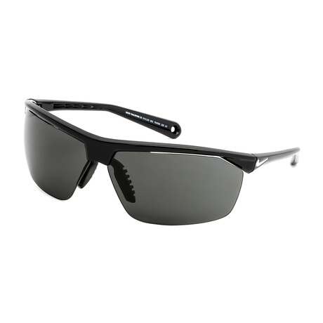 Nike Men's Tailwind Sunglasses // Shiny Black + White + Gray