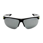 Nike Men's Cross Trainer Sunglasses // Black + Violet + Gray + Silver Mirror