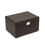 Riley 3 Tray Jewelry Box (Black)