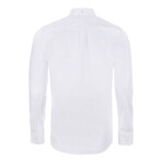 Long Sleeve Button Up // White (M)